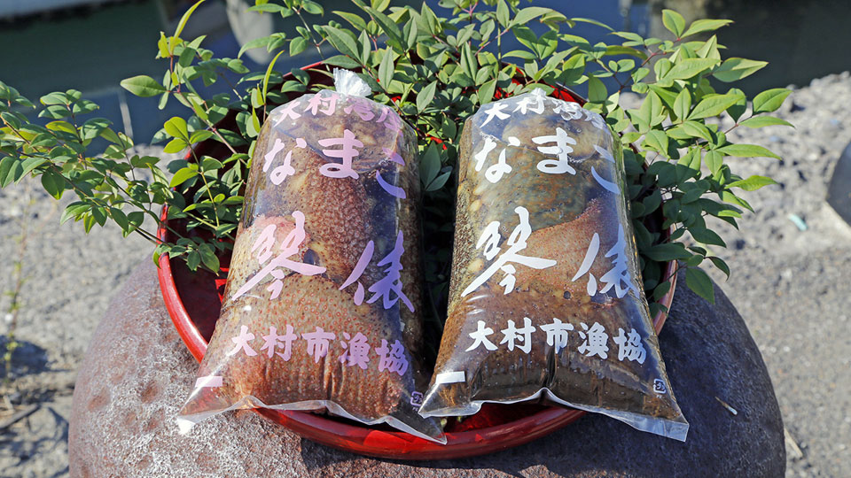 大村のなまこ「琴俵(ことだわら)